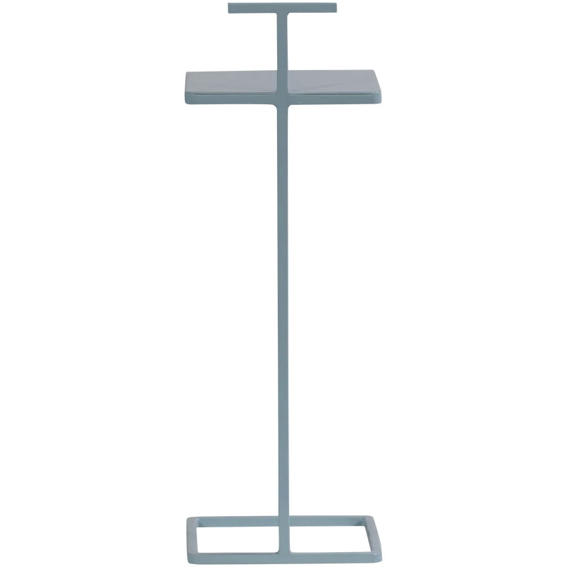 Toste bijzettafel metaal lichtblauw