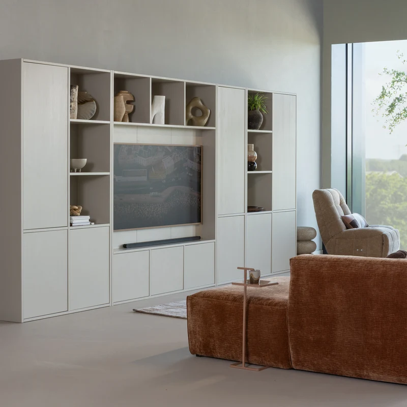 Meggy opbergkast links 108 cm grenen dust