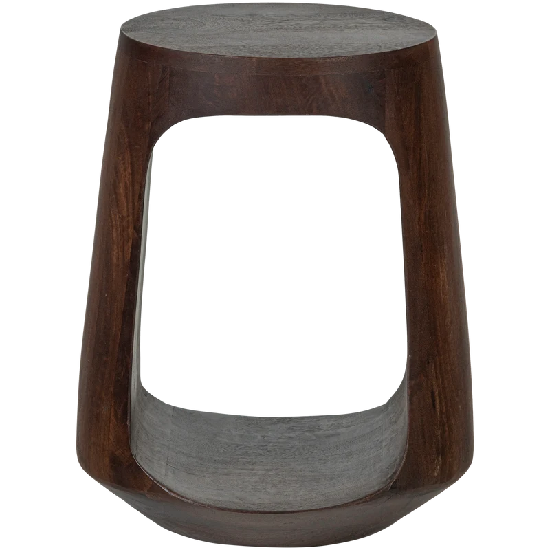Bayo bijzettafel mango hout walnoot