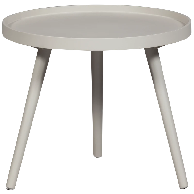 Mesa bijzettafel M hout zand 45xø45