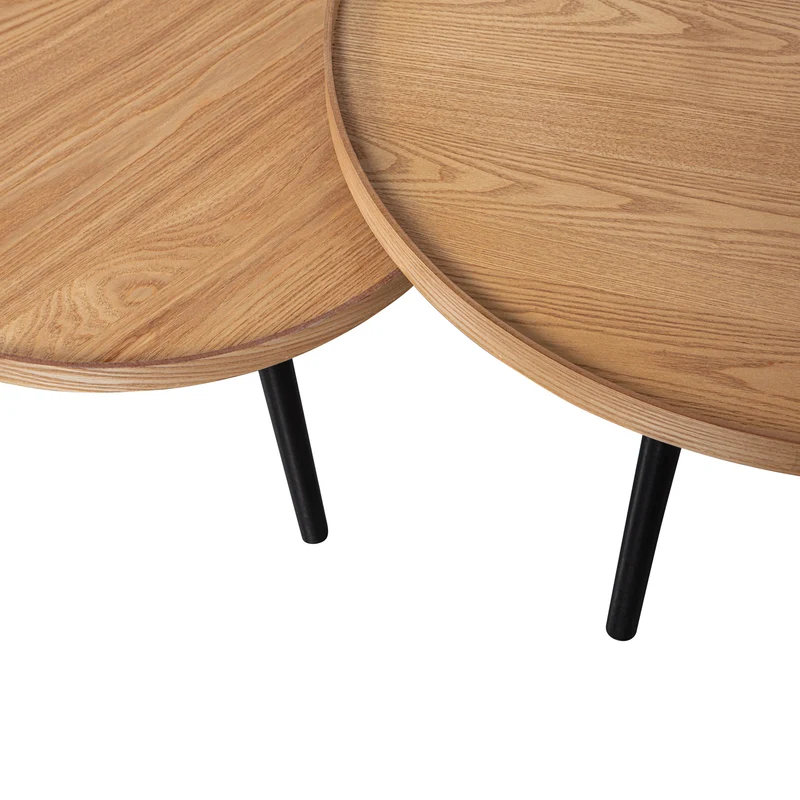 Mesa bijzettafel XL hout naturel 39xø78