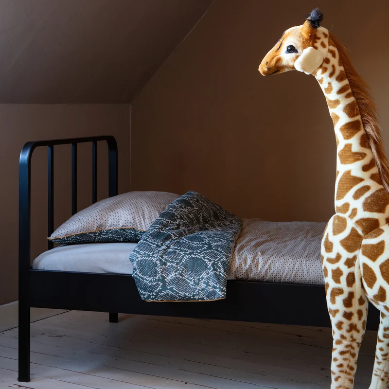 Mees bed metaal zwart 90x200 cm