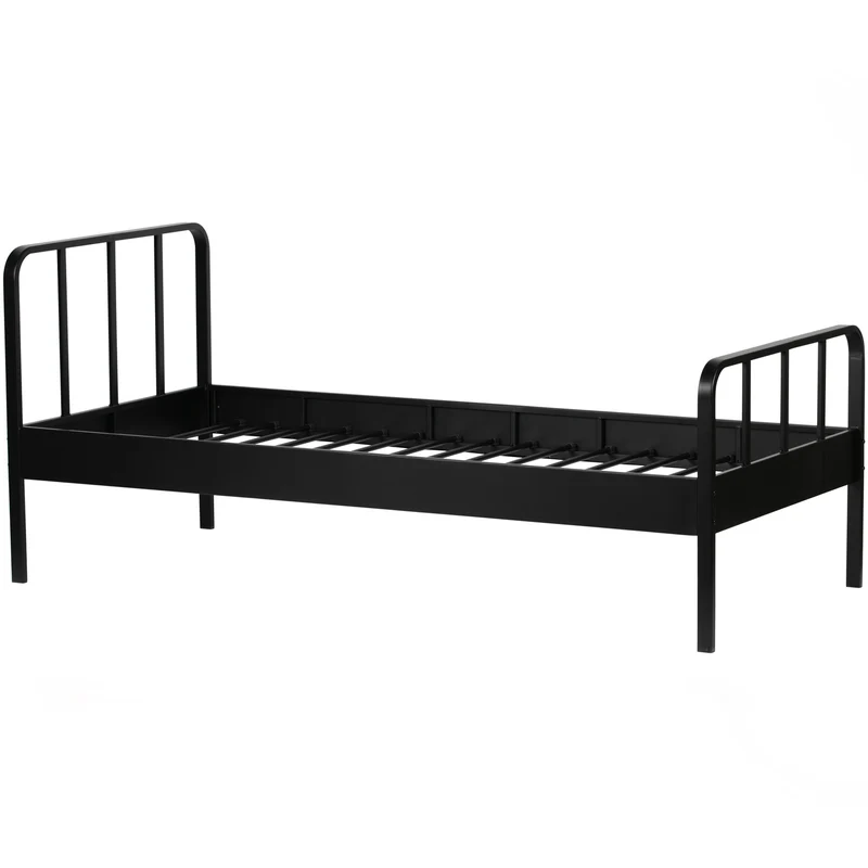 Mees bed metaal zwart 90x200 cm