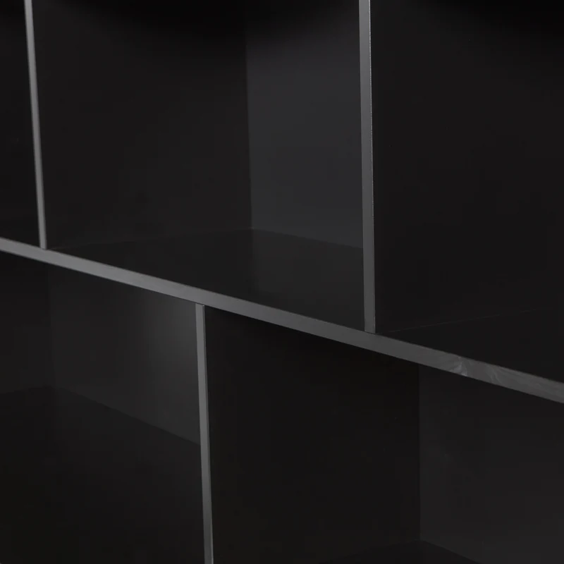 New Gravure opzetkast grenen zwart