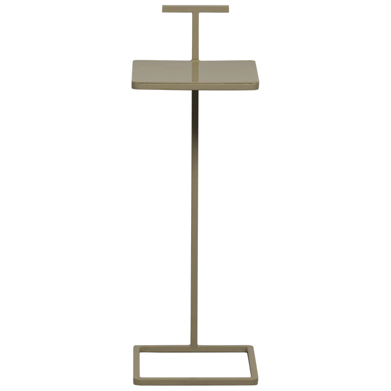 Toste bijzettafel metaal donker zand