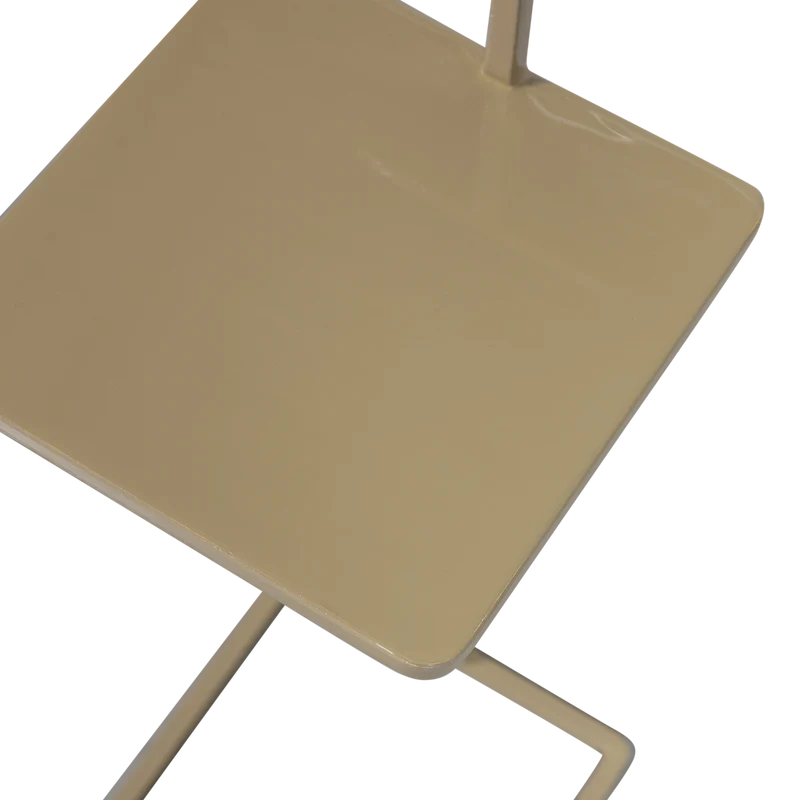 Toste bijzettafel metaal donker zand