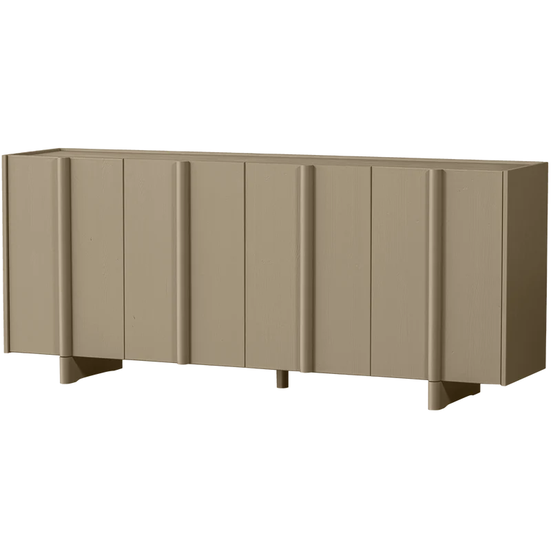 Basu dressoir grenen mud