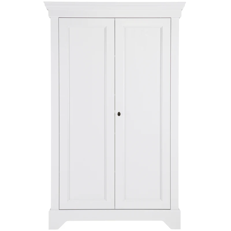 Isabel brocante kast grenen wit