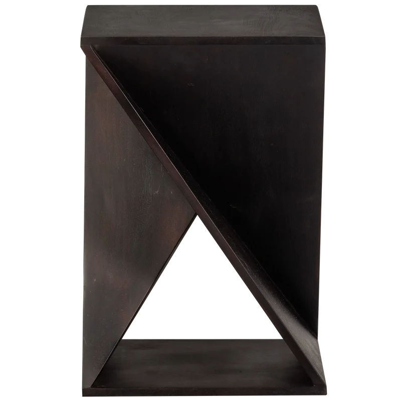 Ikem bijzettafel acacia donkerbruin