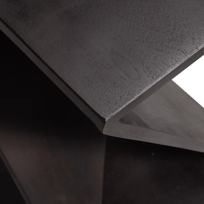 Ikem bijzettafel acacia donkerbruin