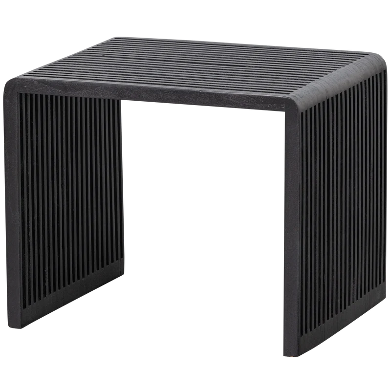Set v 2 - Willa bijzettafels recycled teak zwart