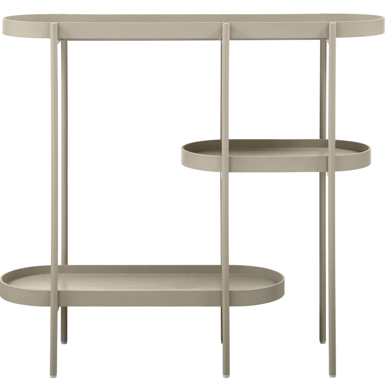 Noan sidetable hout/metaal antiek beige