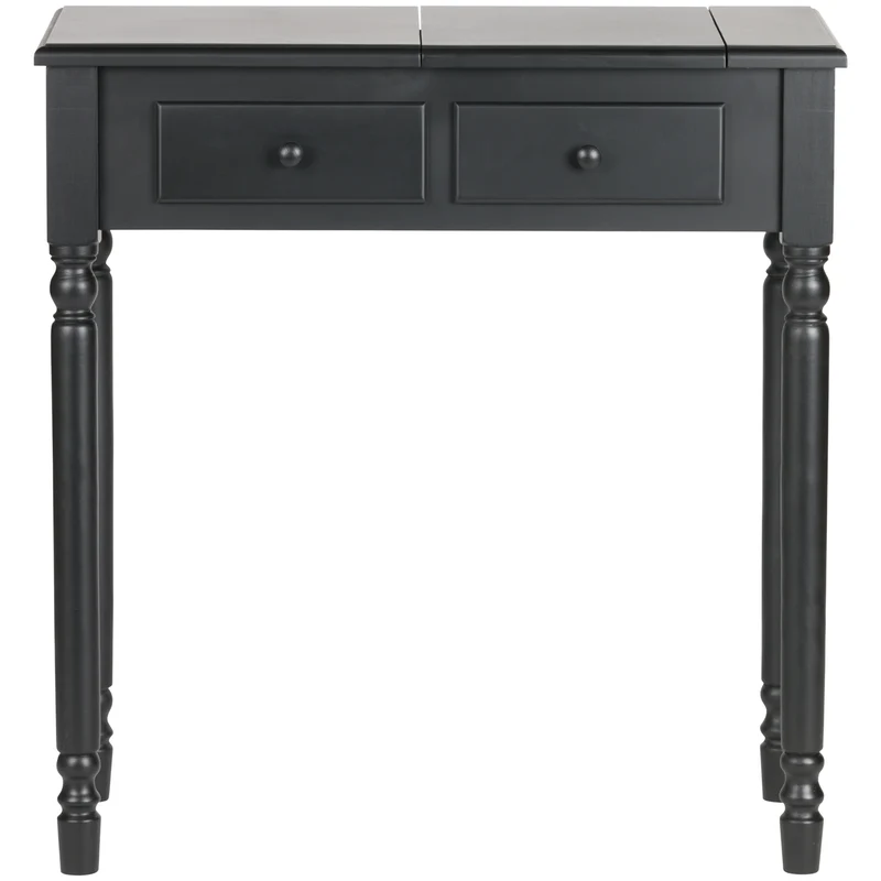 Romy hal/kaptafel hout zwart