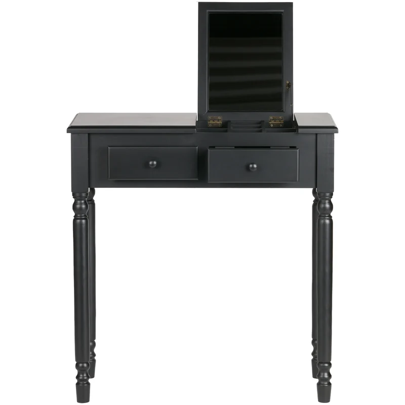 Romy hal/kaptafel hout zwart
