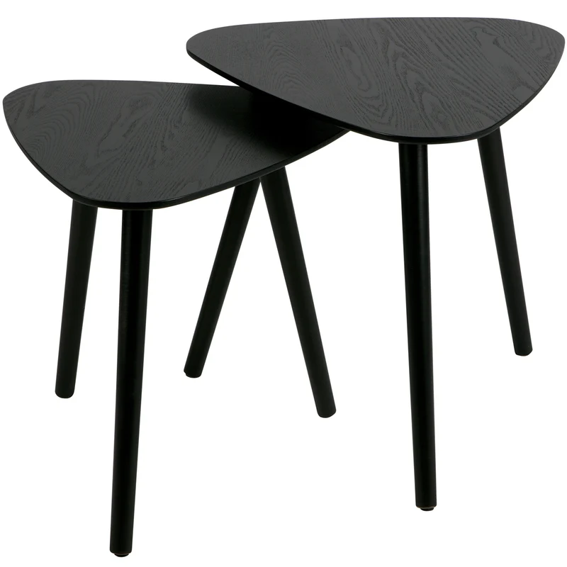 Set v 2 - Nila bijzettafels zwart