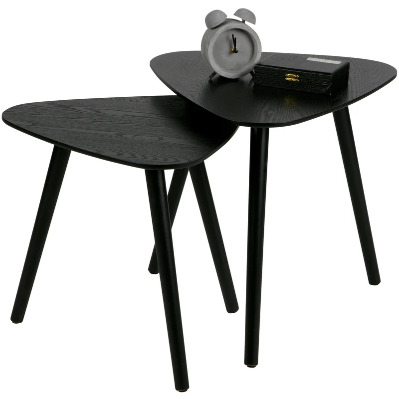 Set v 2 - Nila bijzettafels zwart