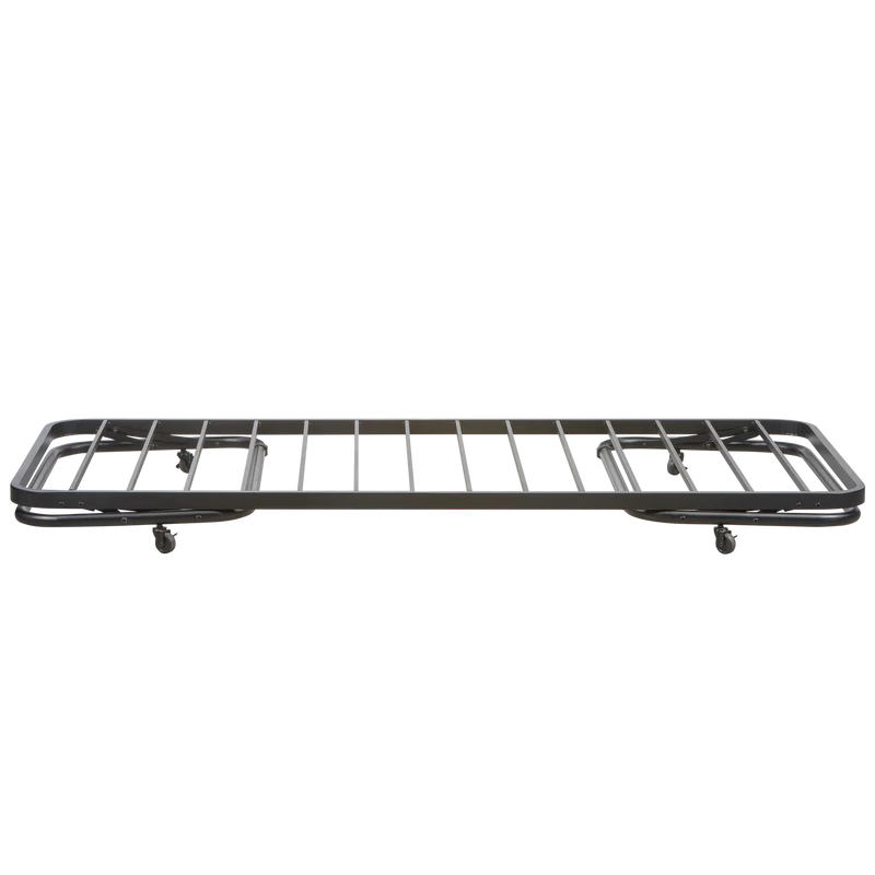 Lucy eenpersoons onderschuifbed metaal zwart 90x200 cm