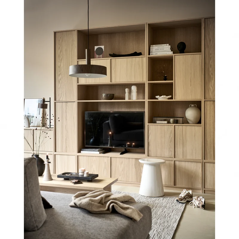 Modulair onderkast 77 cm eiken naturel mat