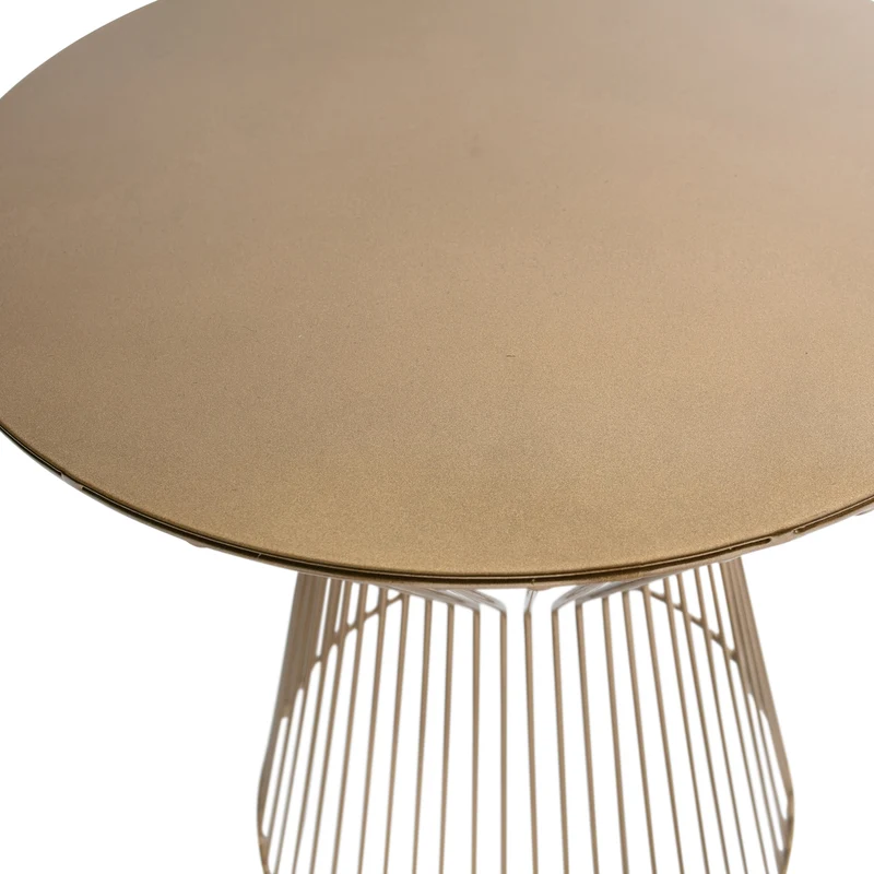 Suus bijzettafel metaal goud