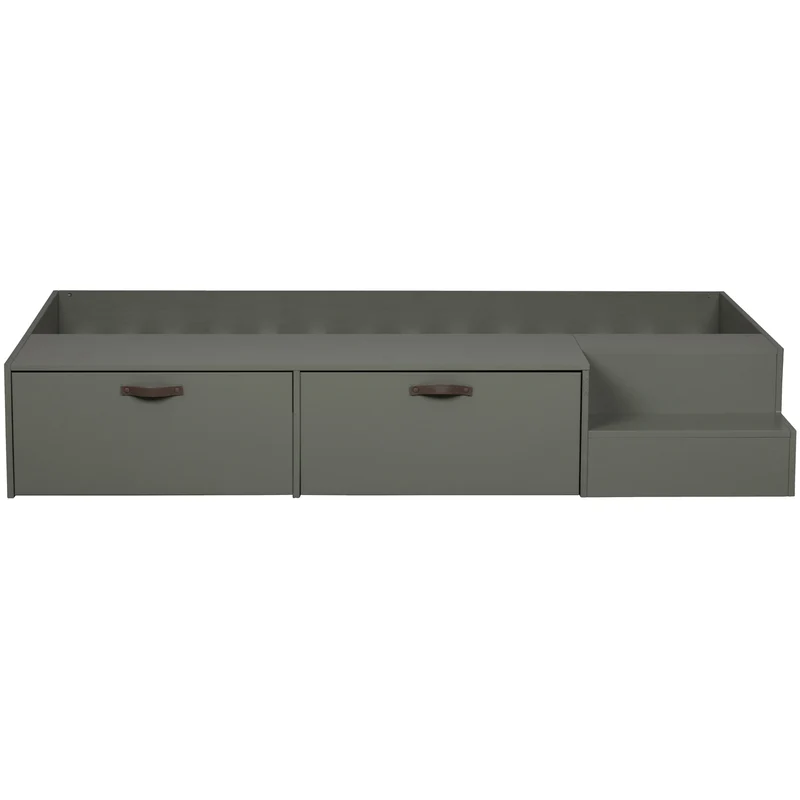 Stage bed + lades grenen soap 80x200 cm excl. lattenbodem