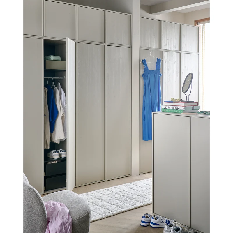 Daily Closet Double 50x100 cm grenen dakargrau