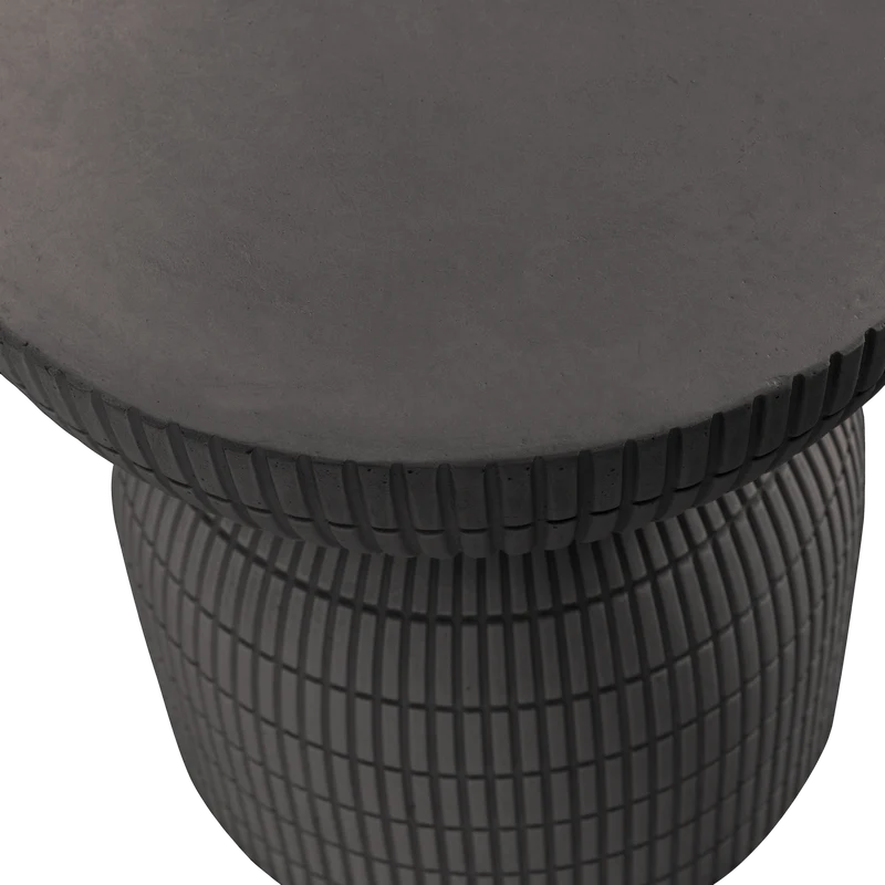 Samson bijzettafel fiber clay coffee 44xø37 cm