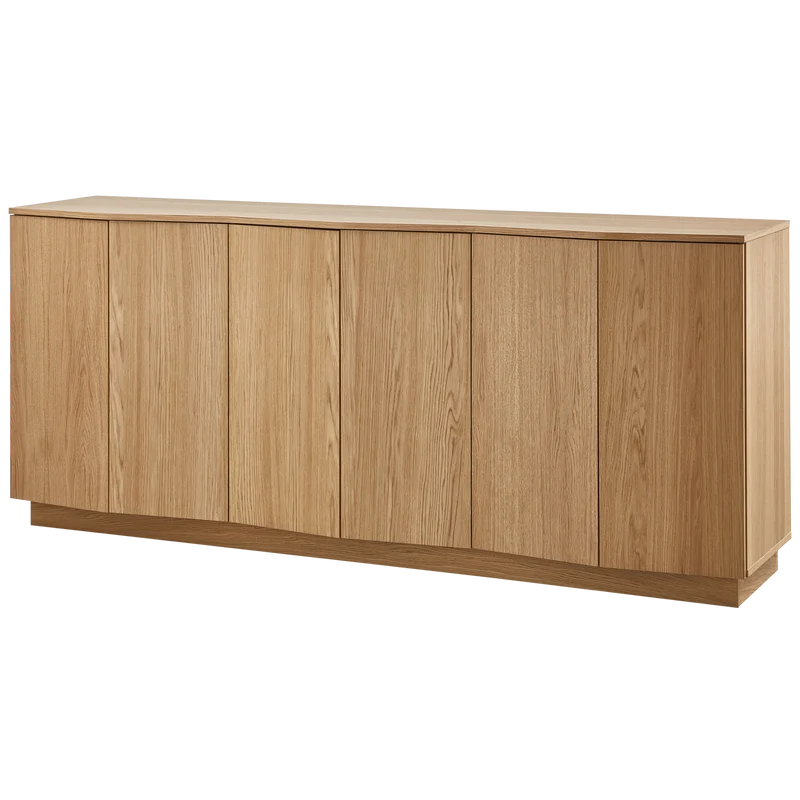 Zuma dressoir 200 cm eiken transparant