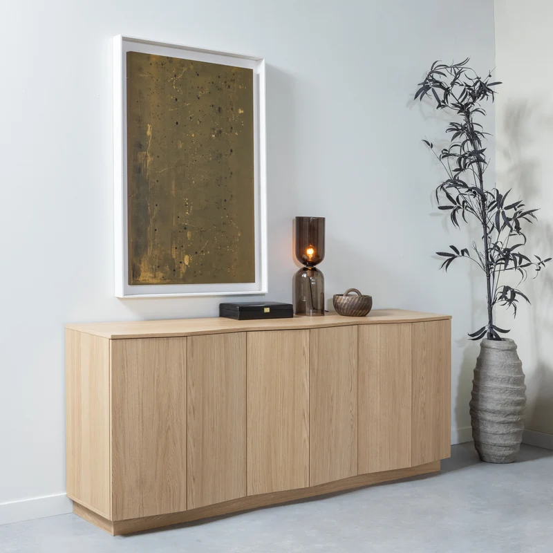 Zuma dressoir 200 cm eiken transparant