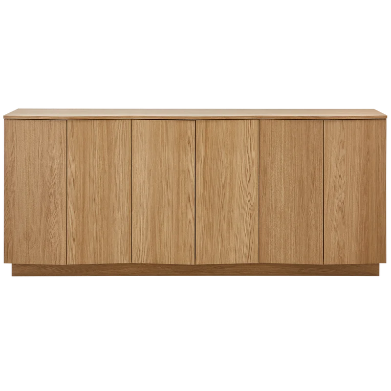 Zuma dressoir 200 cm eiken transparant