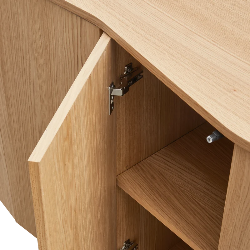 Zuma dressoir 200 cm eiken transparant