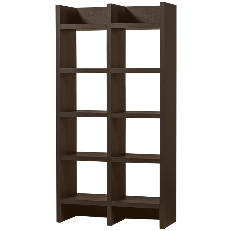 Timo open kast mdf donkerbruin 195x100x40 cm