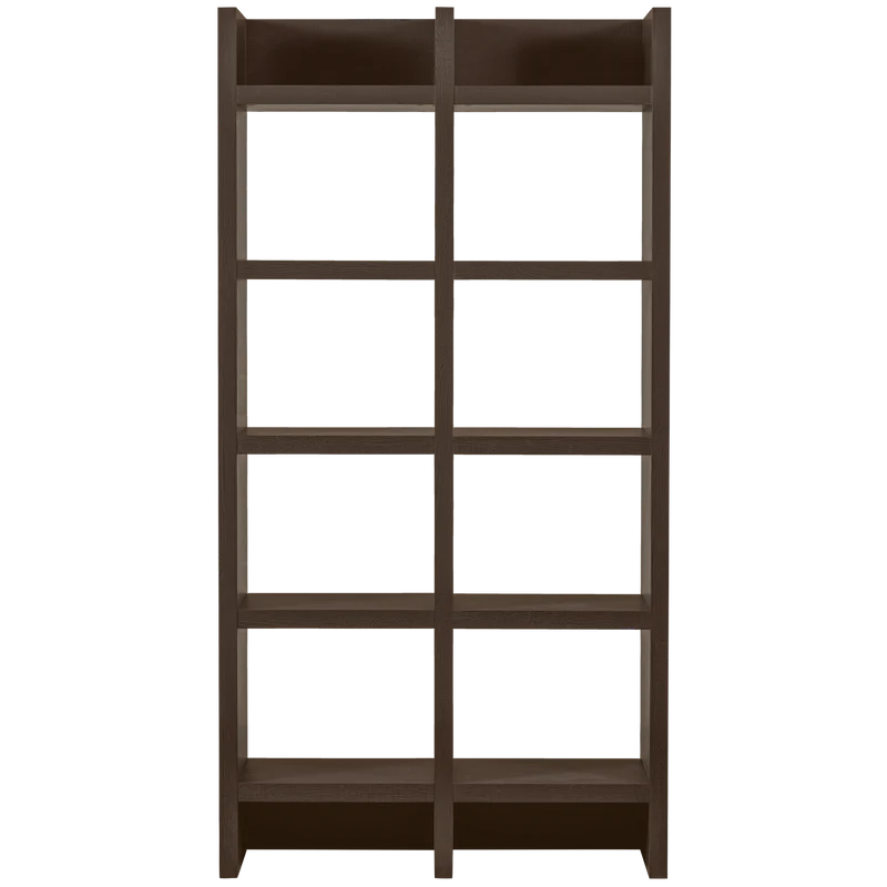 Timo open kast mdf donkerbruin 195x100x40 cm
