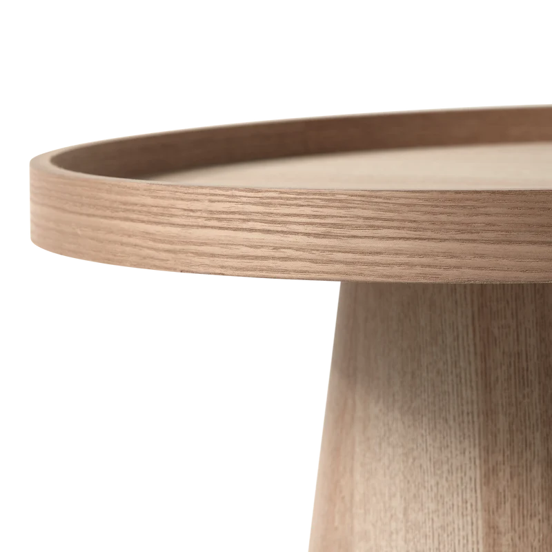 Maud bijzettafel conisch hout naturel 50xø45 cm