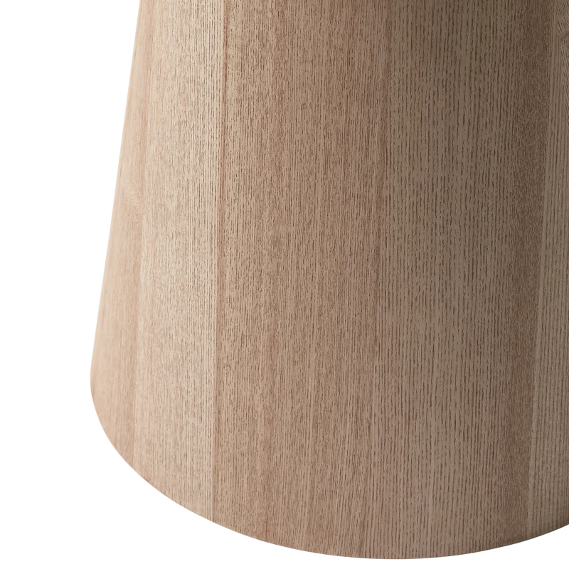 Maud bijzettafel conisch hout naturel 50xø45 cm