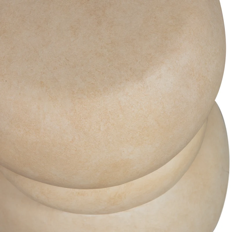 Yvo bijzettafel betonlook naturel