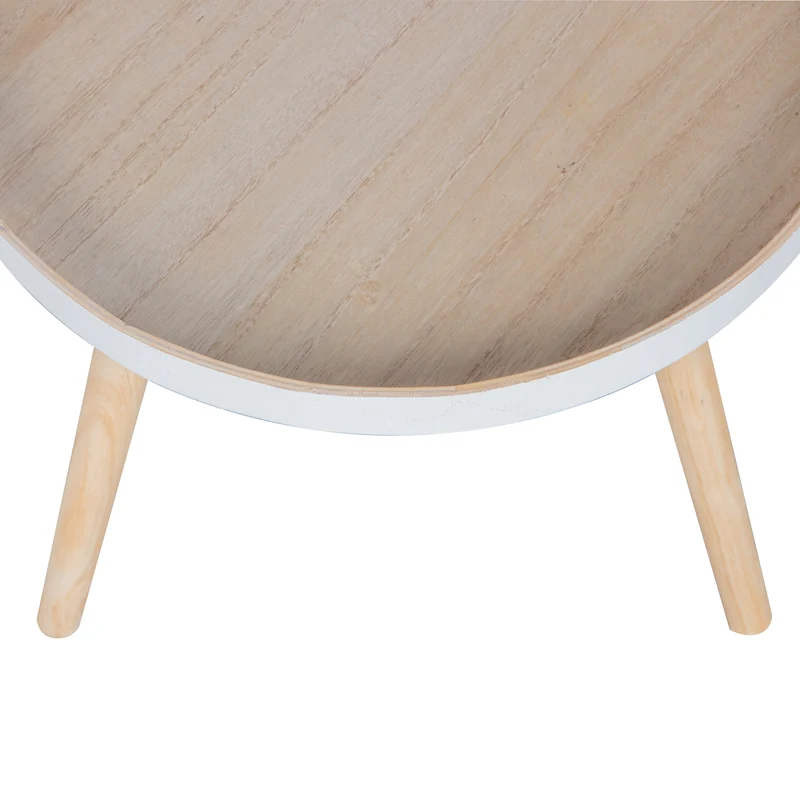 Sasha bijzettafel hout ø41 cm