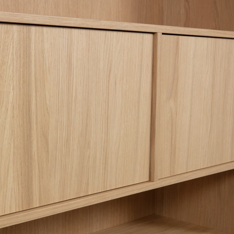 Modulair bovenkast 110 cm eiken naturel mat