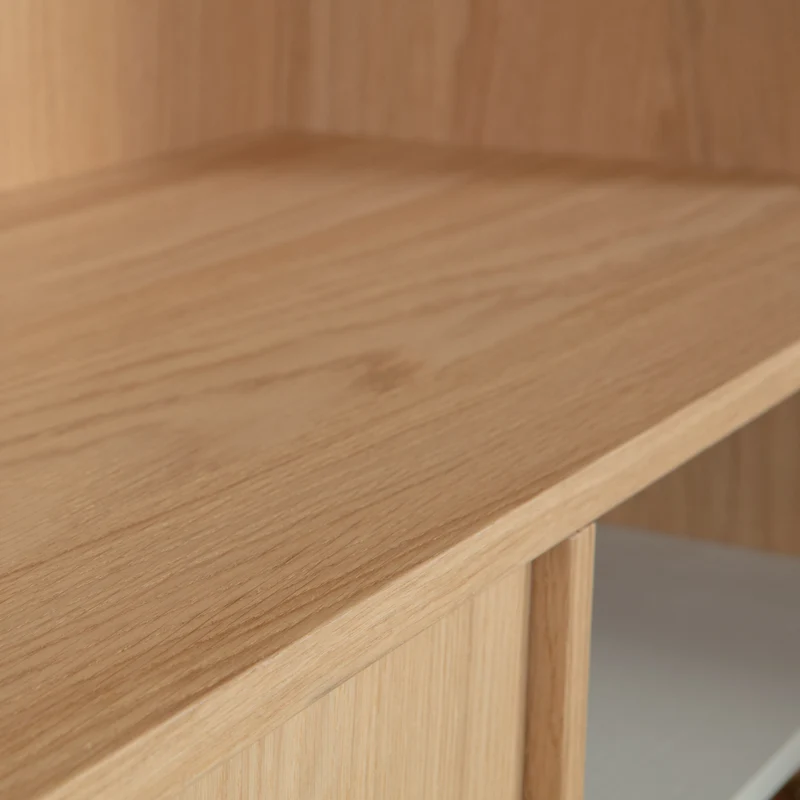 Modulair bovenkast 110 cm eiken naturel mat