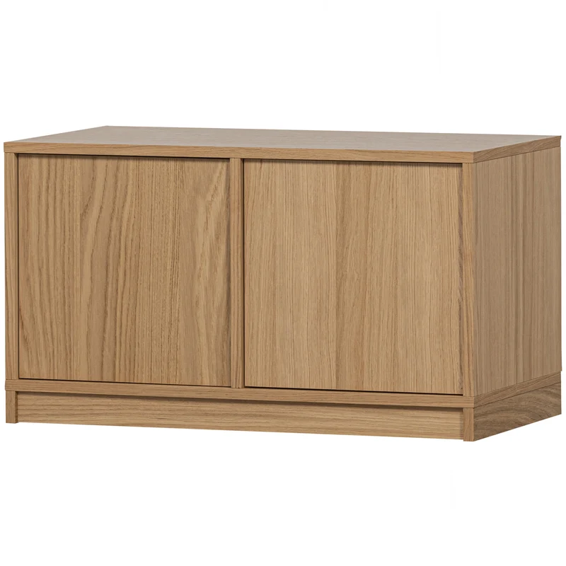 Modulair onderkast 77 cm eiken naturel mat