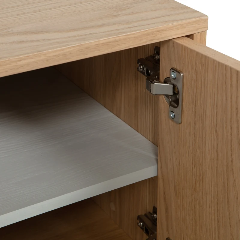 Modulair onderkast 77 cm eiken naturel mat