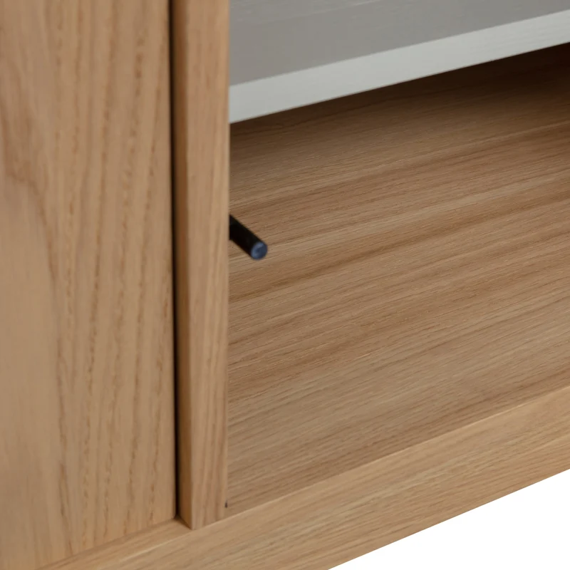 Modulair onderkast 77 cm eiken naturel mat
