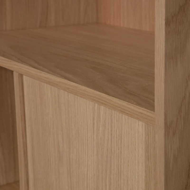 Modulair bovenkast 77 cm eiken naturel mat