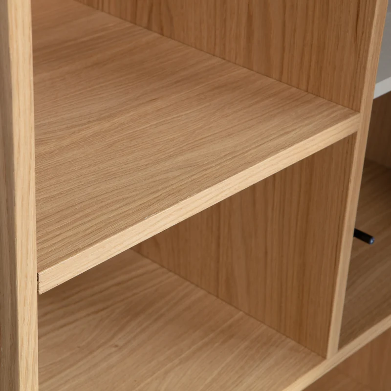 Modulair bovenkast 77 cm eiken naturel mat
