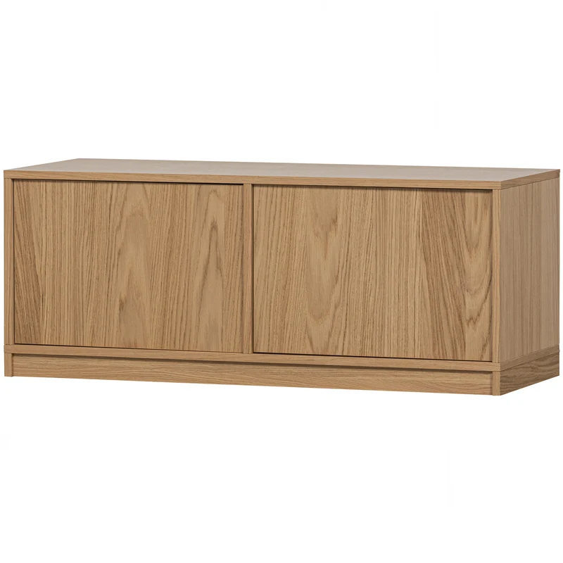 Modulair onderkast 110 cm eiken naturel mat