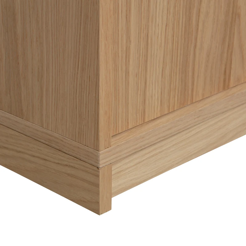 Modulair onderkast 110 cm eiken naturel mat