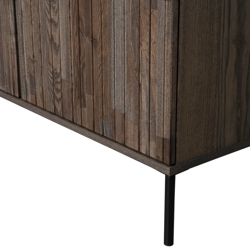 New Gravure wandkast essen fineer espresso