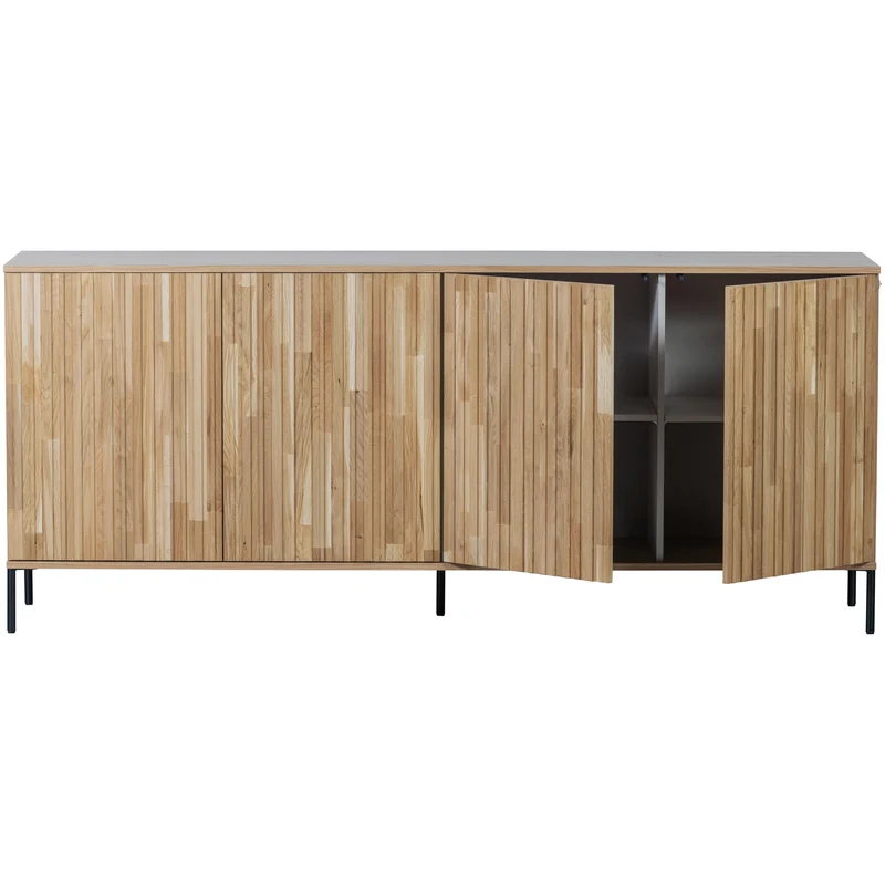 New Gravure dressoir 200 cm eiken blanke lak