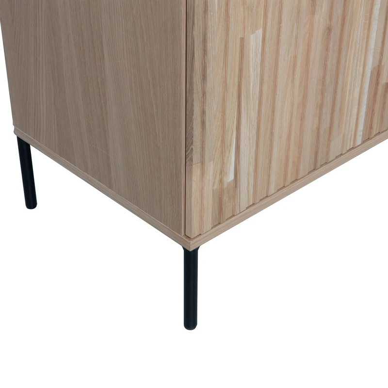 New Gravure dressoir 200 cm eiken blanke lak