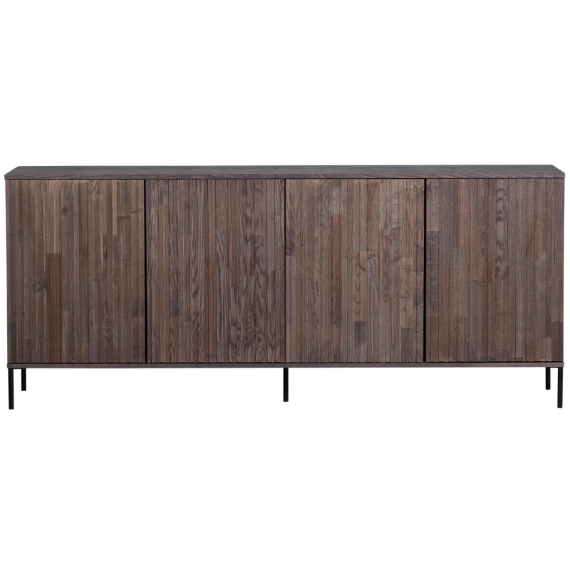 New Gravure dressoir 200 cm essen fineer espresso