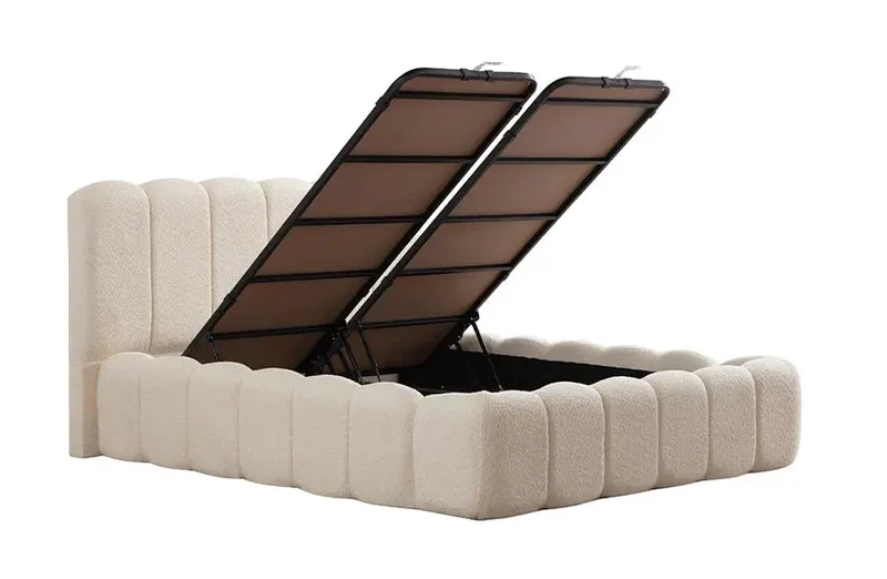 Lit Coffre avec Tête de Lit RUBIS ROYAL - 140 à 180 cm